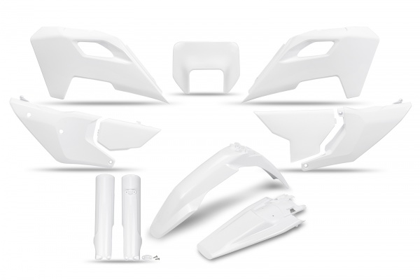 Full Kit Plastiche bianco per Husqvarna TE 250 - TE 125 - FE 250 - TE 300 - FE 350 - FE 450 - FE 501 - TE 150